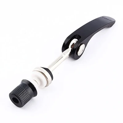 Image of Bike Seat Clamp, Aluminum Alloy Clamp Skewer Bolt Bicycle Post Quick Release Cycling Accessory