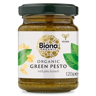 Image of Biona Organic Green Pesto with Pine Kernels 120g (Pack of 6)
