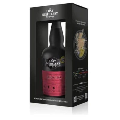 Image of Jericho Classic Selection Blended Malt Scotch Whisky 70cl 43% by The Lost Distillery, Non Chill Filtered, Sherry Cask Finish with Fruit Cake and Sweet Spice Tasting Notes
