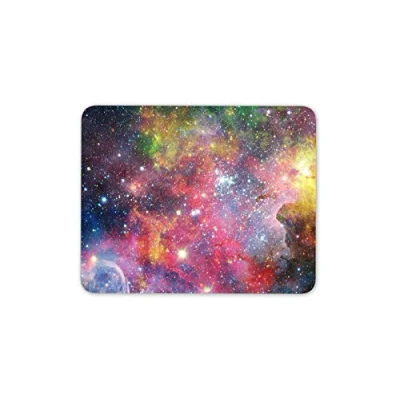 Image of Destination Vinyl ltd Space Mouse Mat Pad Nebula Stars Galaxy Pink PC Computer #8764