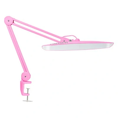 Image of Neatfi XL 2,200 Lumens LED Desk Lamp with Clamp, 24W Bright Task Lamp, 51CM Wide Lamps, 4 Level Brightness, Dimmable, Eye Caring Light for Bedroom &amp; Office (Non CCT Pink)