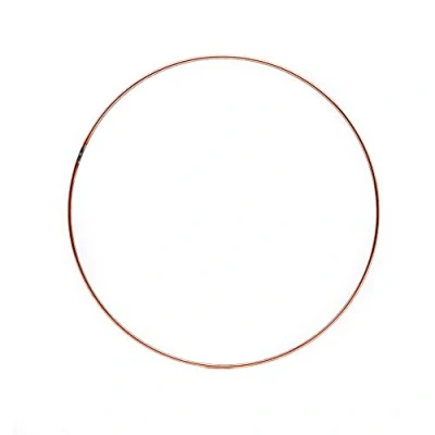 Image of 178mm (7in) Copper Metal Ring for Crafts Wreath &amp; Flower Hoop