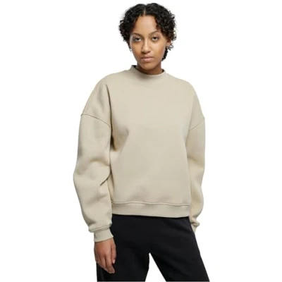 Image of Urban Classics Crewneck Sweatshirt, Women&#039;s, Size: 5XL, Wetsand