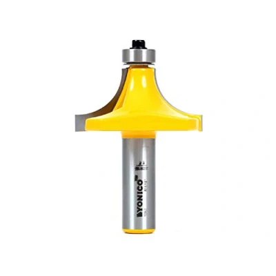Image of Yonico 13967 11/16 Inch Radius Round Over Edge Forming Router Bit 1/2 Shank