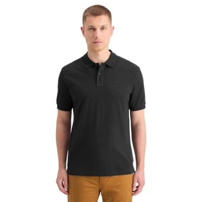Image of Scotch &amp; Soda CORE LOGO Polo shirt, Men&#039;s, Size: XL, Black