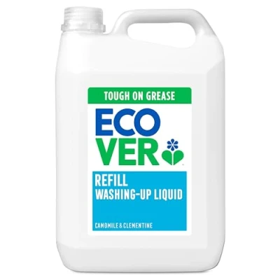 Image of Ecover Washing Up Liquid Refill, Camomile &amp; Clementine, 5 L