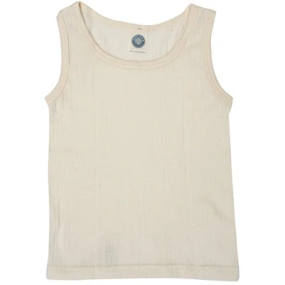 Image of Cosilana, Children&#039;s underarm shirt/top, 45% organic cotton, 35% wool, 20% silk, natural, 8 Years