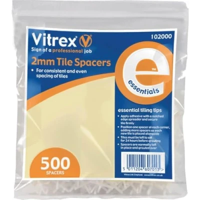 Image of Essential Tile Spacers 2mm (Pack 500)