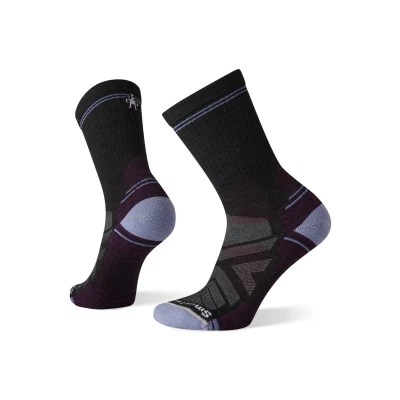 Image of Smartwool Men&#039;s Hike Light Cushion Crew Hiking Socks, Charcoal, L