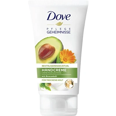 Image of Dove Care Secrets Revitalising Ritual with Avocado Oil 75 ml Hand Cream Pack of 6 x