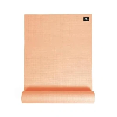 Image of Yoga Studio Sticky Mat Oeko Tex Tear Proof Non Slip Workout Exercise Gym Fitness &amp; Pilates 183cm x 61cm 6mm (Peach Fuzz)