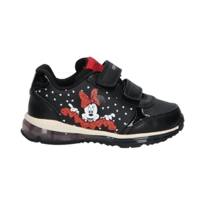 Image of Geox Baby B Todo Girl Sneaker, Black, 5 UK Child