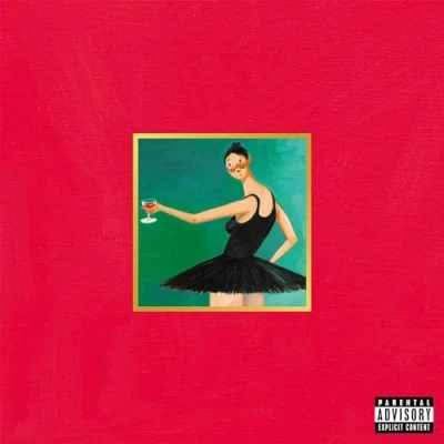 Image of Kanye West My Beautiful Dark Twisted Fantasy Frameable Artwork Cover + Poster Sealed 2020 UK 3 LP vinyl set B0014695 01