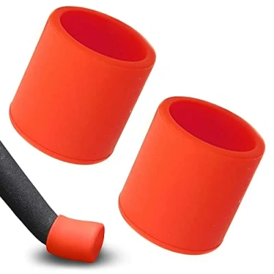 Image of Vestigia® 2x Kickstand Rubber Cover Sock Compatible for Xiaomi Mi3 M365 1S Essential Pro2 AOVO Electric scooter Parking Stand Repair Spare Parts E (Red)