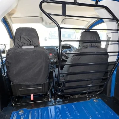 Image of My Van Seat Covers MVSC303BAD3 Tailored Waterproof Front (WITH Folding Passenger Seat) Black To Fit Fiat Fiorino 2008 Onwards