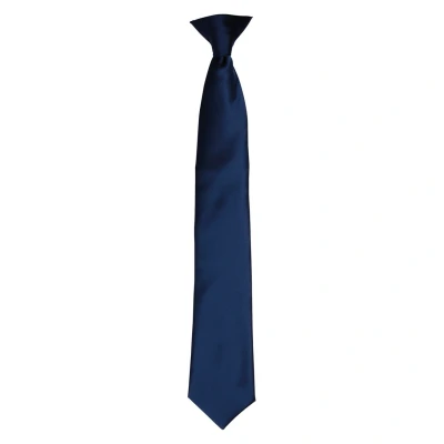 Image of Premier Unisex Adult Satin Tie (Navy) One Size