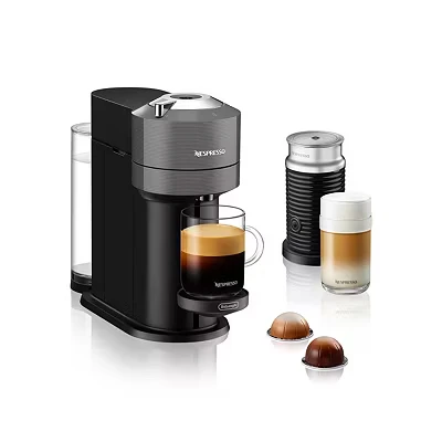 Image of Magimix Nespresso Vertuo Next Dark Grey with Aeroccino