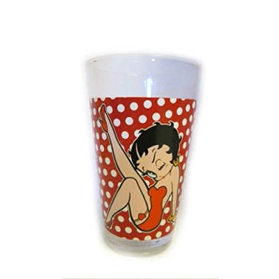 Image of Betty Boop, Polka Dot Half Pint Glass BP2135