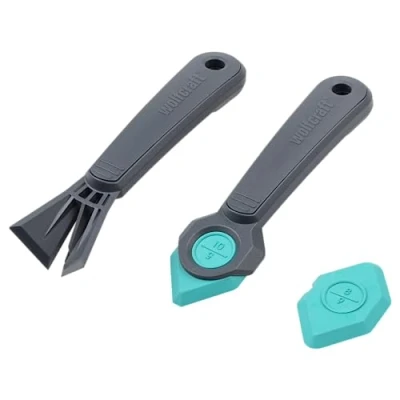 Image of wolfcraft “Renewing Joints Kit, 4 Pcs. I 4334000 for Scraping Out Old Silicone and Acrylic Smoothing New Ones