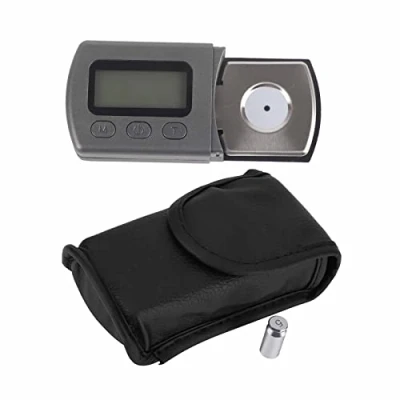 Image of Stylus Tracking Force Gauge, LCD Digital Cartridge Gauge Scale 0.01g with 5g Calibration Weight, for Measurement