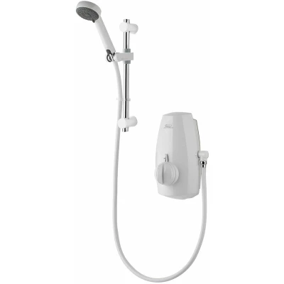 Image of Aqualisa Aquastream Thermo mixer shower with adjustable head White