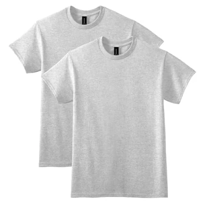 Image of Gildan Unisex&#039;s DryBlend T Shirt, Style G8000, Multipack, Ash Grey (2 Pack), XL (Pack of 2)