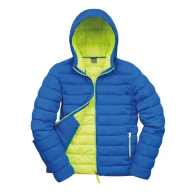 Image of Result Women&#039;s R194F Urban Snow Bird Hooded Jacket Ocean Blue/Lime, Small/Size 10