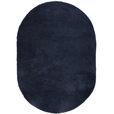 Image of vidaXL Shaggy Rug High Pile NAVARRA Navy 300x200 cm Polyester