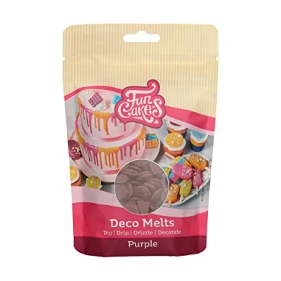 Image of FunCakes Deco Melts Purple, AZO Free, 250 g