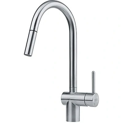 Image of Franke Kitchen Sink tap with a Fixed spout Leda Neo Pull Out Stainless steel 115.0590.047, Grey
