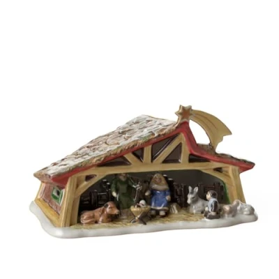 Image of Villeroy &amp; Boch Christmas Toy&#039;s Figurine Colored, Christmas, Decoration, Living Room Accessories, Porcelain