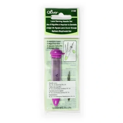 Image of Clover Lace Darning Needle Set, Other, Multicoloured, 3.27 x 5.81 12.16 cm