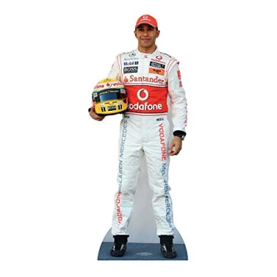 Image of Star Cutouts Cut Out of Lewis Hamilton