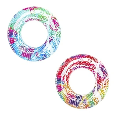 Image of Bestway Swimming Ring 1 Swim Ring, Pool Inflatables, Floats for Kids and Adults, Tropical Design