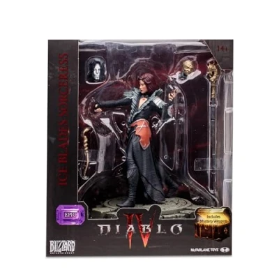 Image of Bizak McFarlane Diablo IV Collection Epic Sorceress Decorative Figure Video Game 15 cm with Accessories and a Secret Toy Weapon for Collectors from 14 Years (64386739)