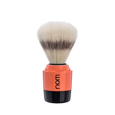 Image of nom Marten Natural Bristle Shaving Brush (Handle: Coral)