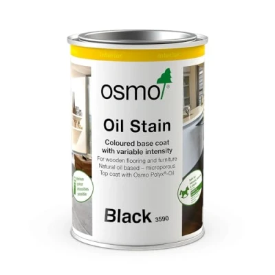 Image of osmo Oil Stain (3590 Black, 500ml)