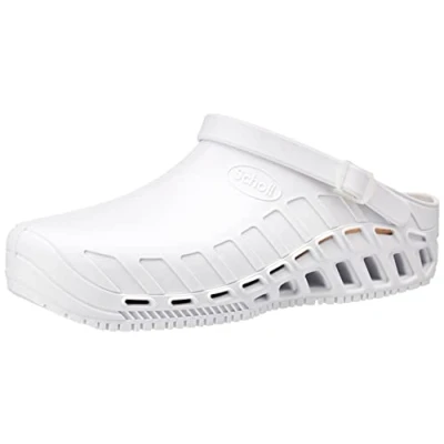 Image of Scholl Clog Evo Professional Sanitary Clogs for men or women, ultra light, comfortable and breathable, with non slip sole, removable memory insole rotating strap