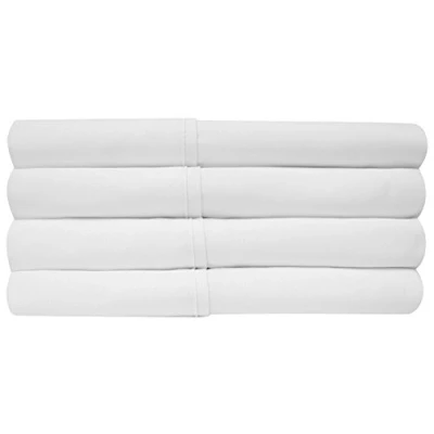 Image of Twin XL Size Bed Sheets 4 Piece 1500 Supreme Collection Fine Brushed Microfiber Deep Pocket X Large Sheet Set Bedding 1 EXTRA PILLOW CASES, GREAT VALUE, XL, White