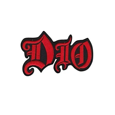 Image of Dio Red Rot Heavy Metal Band Patch Badge Embroidered Iron on Applique Souvenir Accessory