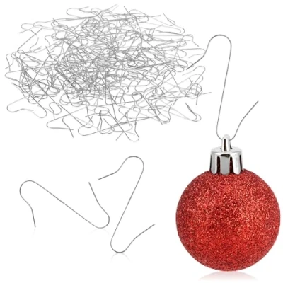 Image of com four® 150x hooks for Christmas tree decorations Double Perfect decorative pendants