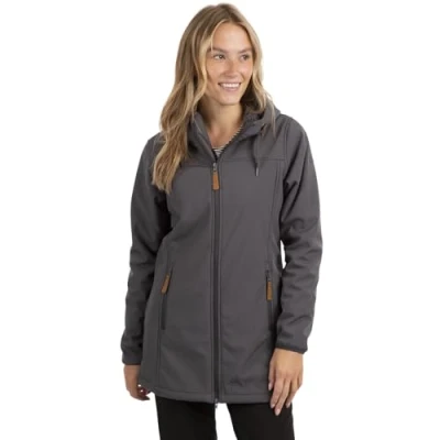 Image of Trespass Womens Softshell Jacket Water Resistant Windproof Outdoor Coat Kristen