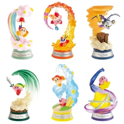 Image of Re ment Boite de 6 Figurines Kirby Terrarium Swing 4521121206530