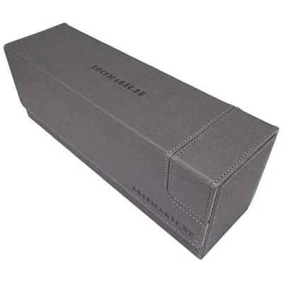 Image of docsmagic.de Premium Magnetic Tray Long Box Silver Medium Card Deck Storage