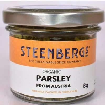 Image of Steenbergs Organic Parsley Dried Herb Standard Jar 8g
