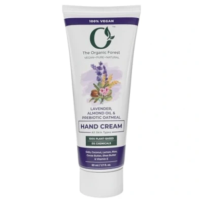 Image of Prebiotic Oatmeal, Coca Butter &amp; Almond Oil, Hand Nail Cream Shea Organic Coconut Oil make it Best Moisturizing Fast Absorbing, Non Greasy Skin Barrier Protection