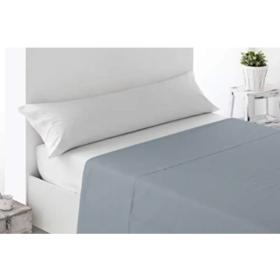 Image of Miracle Home Soft Fitted Sheet 180 cm 50% Polyester Grey
