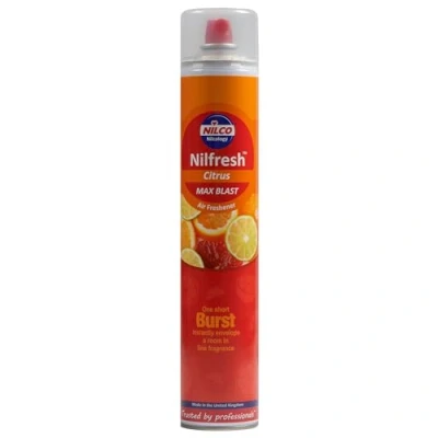 Image of Nilco Professional H12 Power Fresh Citrus Air Freshener Aerosol, 750 ml