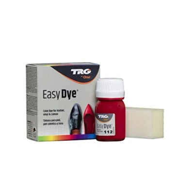 Image of TRG The One Easy Dye, Leather Shoe Color Restore Paint, 112 Red, 25 ml