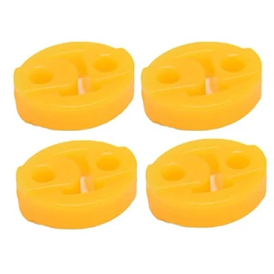 Image of KAIAIWLUO Exhaust Pipe Hanger,4 PCS Vehicle Mounting Rubber Hanger Bracket